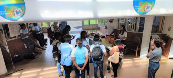 Stand Evaluation économique de la tomate © Cirad Martinique